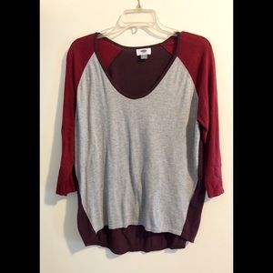 Old Navy 3/4 Sleeve Sweater, Sz M